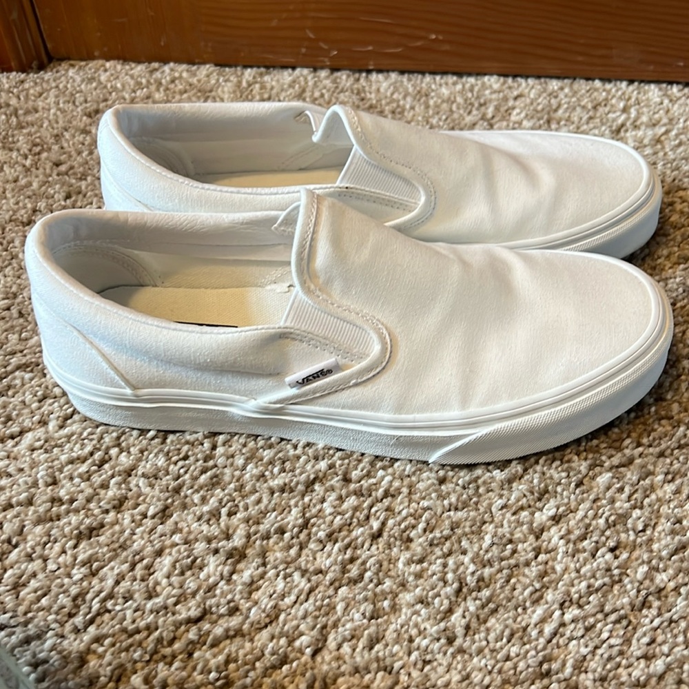 White womens vans